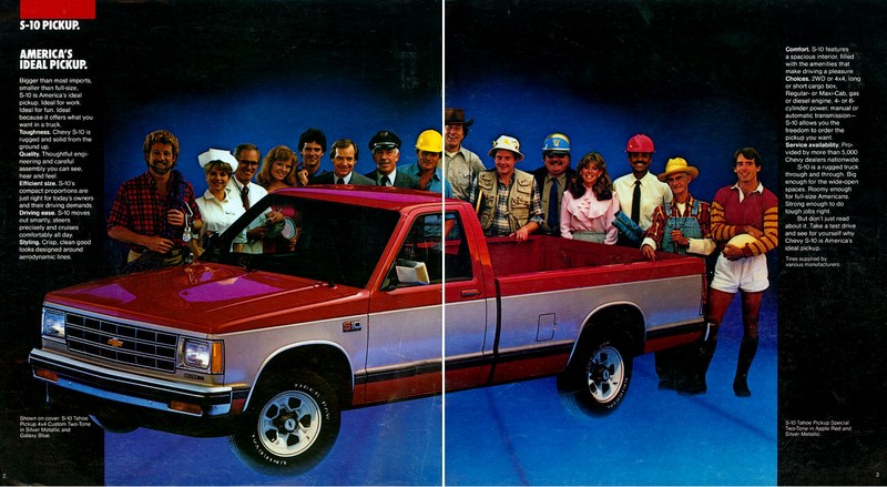 1985 Chevrolet S-10 Pickups Brochure Page 5